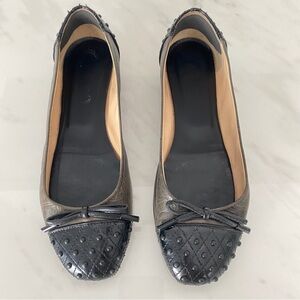 Tod's Black Bow Flats